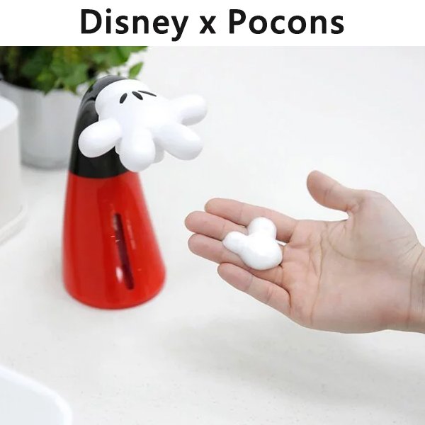 Disney x Pocons 自動感應泡泡洗手液機 - 米奇
