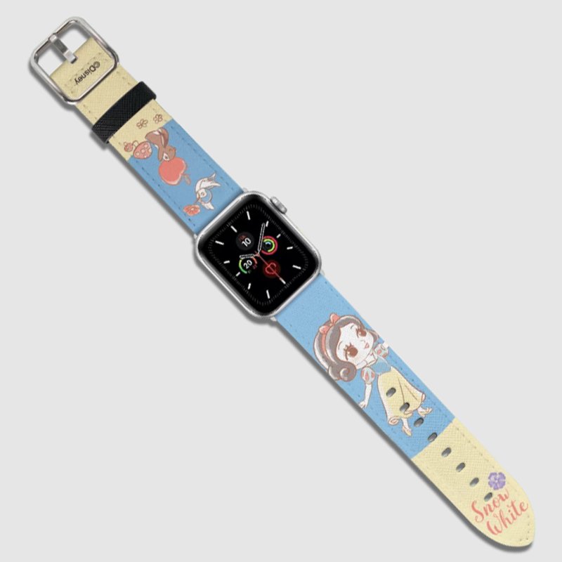 Disney Apple Watch 42-44mm 皮革錶帶 - 白雪公主