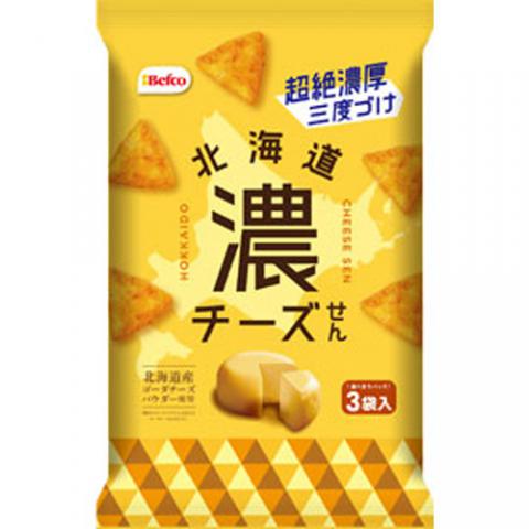 (原裝12件)栗山米菓 北海道濃チーズせん １７ｇ×３袋入 
