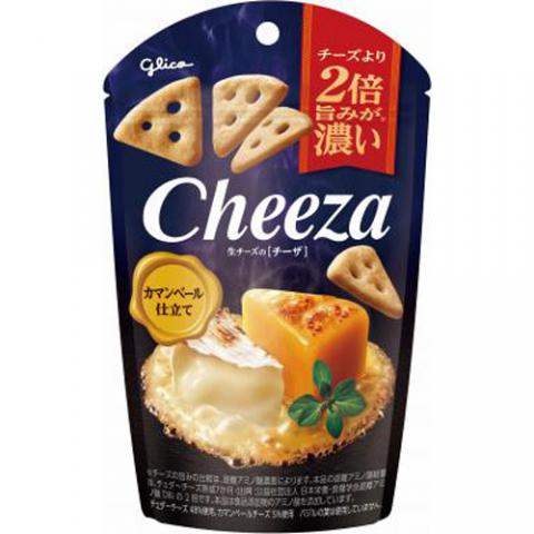 (原裝10件)グリコ 生チーズのチーザ カマンベール仕立て３６ｇ 