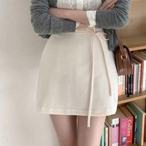 classic-blanc 短裙