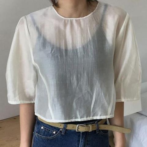 b-e 雪紡衫