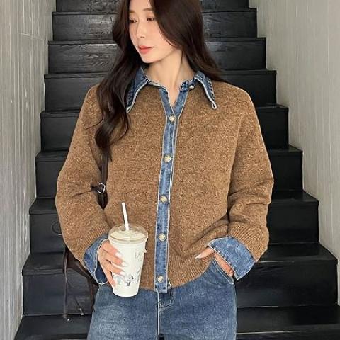 pinksisly 針織開衫